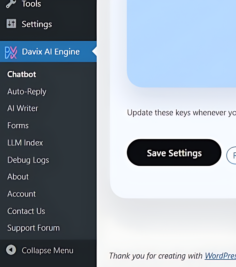 screenshot admin main menu for website home page imgupscaler.ai sharpener 2k